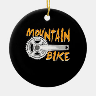Mountainbike Art Keramik Ornament