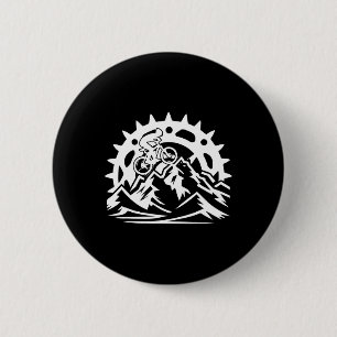Mountainbike-Ausrüstung Retro Vintage Fahrrad Bike Button