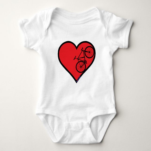 Mountainbike Baby Strampler (Vorderseite)