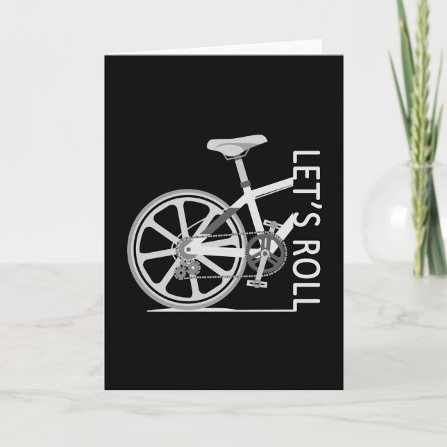 Mountainbike Bike Fahrrad Rad Downhill MTB Geschen Karte (Vorderseite)