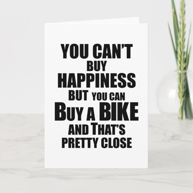 Mountainbike Bike Radfahren Biker Geschenk Karte (Vorderseite)