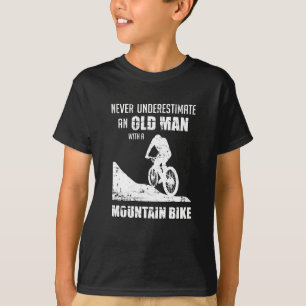 Mountainbike Biken Unterschätze Geschenk T-Shirt