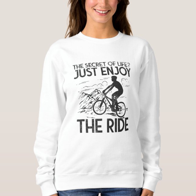 Mountainbike Biker Sweatshirt (Vorderseite)