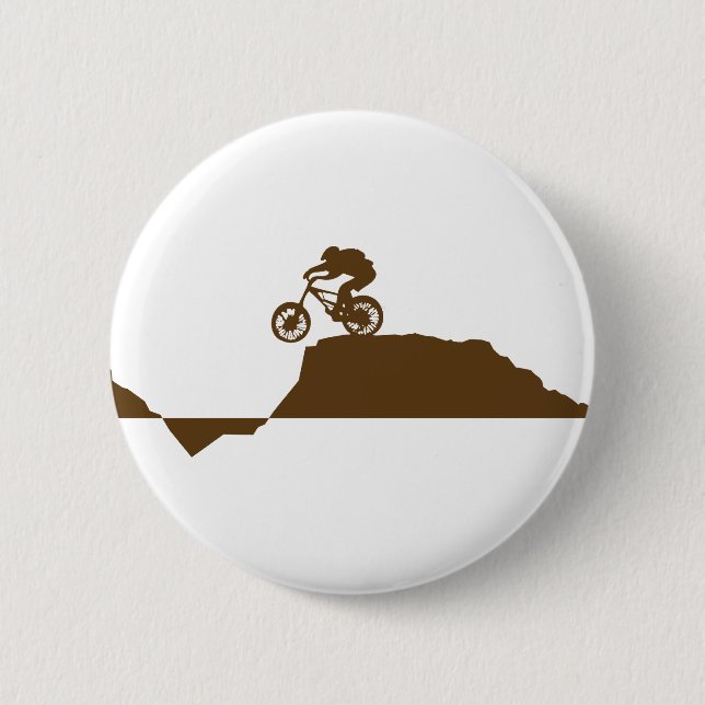 Mountainbike Button (Vorderseite)