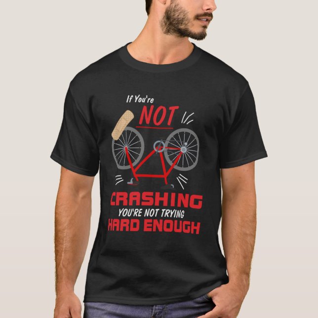 Mountainbike Crash Unfall Sport Hobby MTB T-Shirt (Vorderseite)