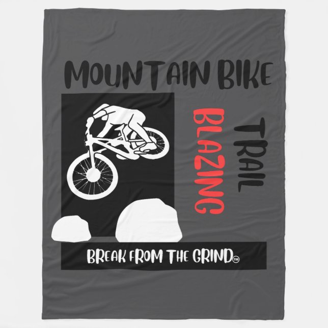 Mountainbike-Decke Fleecedecke (Vorderseite)