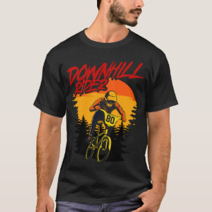Mountainbike-Downhill-Fahrerin Radfahren Fahrrad M T-Shirt