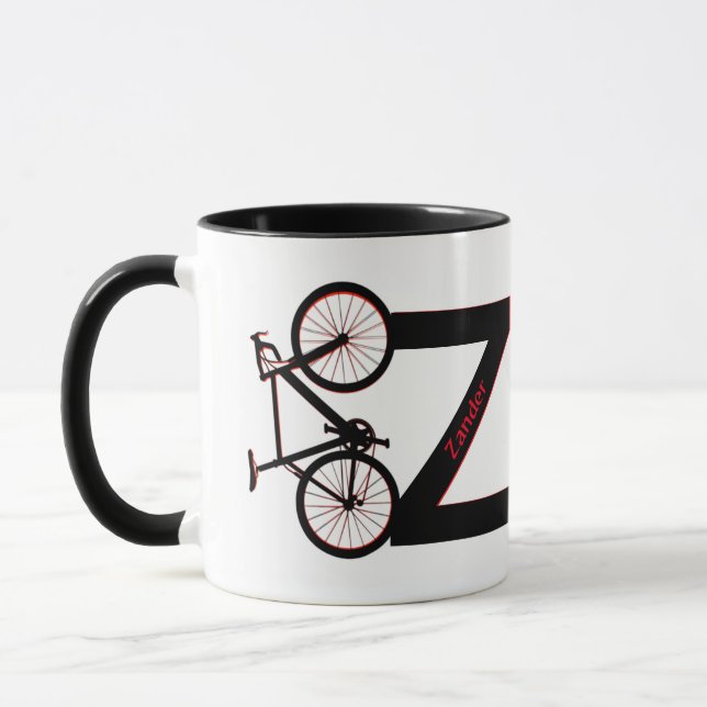 Mountainbike, Downhill, Fahrrad Tasse (Links)