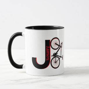 Mountainbike, Downhill, Fahrrad Tasse