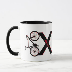 Mountainbike, Downhill, Fahrrad Tasse