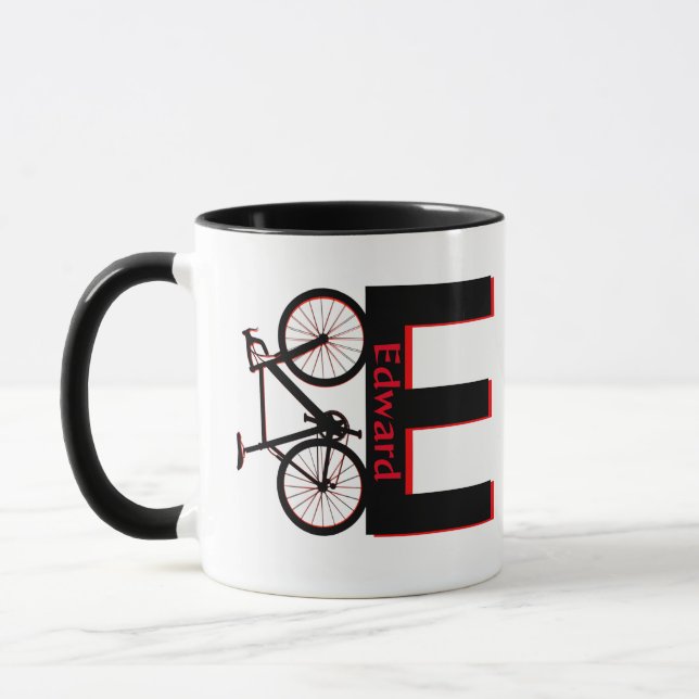 Mountainbike, Downhill, Fahrrad Tasse (Links)