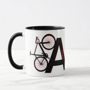 Mountainbike, Downhill, Fahrrad Tasse