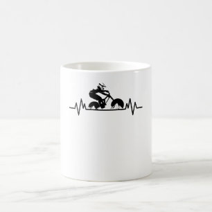Mountainbike Downhill Herzschlag Fahrradverleih Kaffeetasse
