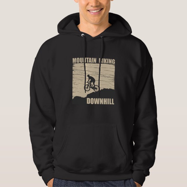 Mountainbike Downhill Hoodie (Vorderseite)