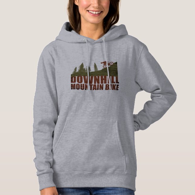 Mountainbike Downhill Hoodie (Vorderseite)