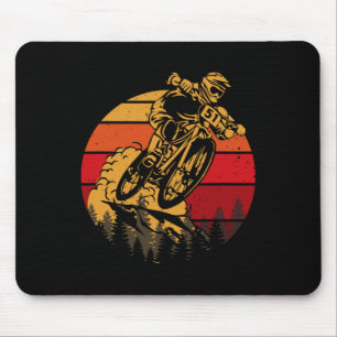 Mountainbike Downhill MTB Radfahren Biker Motorrad Mousepad