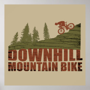 Mountainbike Downhill Poster