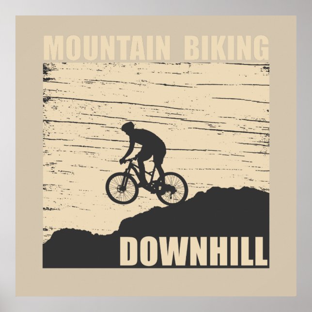 Mountainbike Downhill Poster (Vorne)