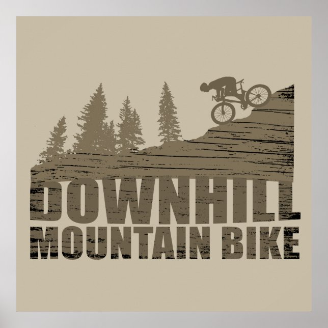 Mountainbike Downhill Poster (Vorne)