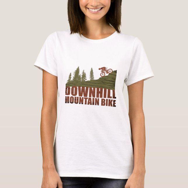 Mountainbike Downhill T-Shirt (Vorderseite)