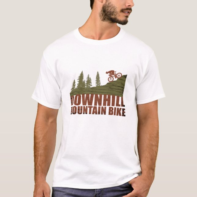 Mountainbike Downhill T-Shirt (Vorderseite)