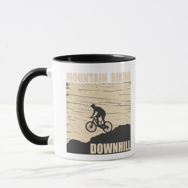Mountainbike Downhill Tasse (Links)