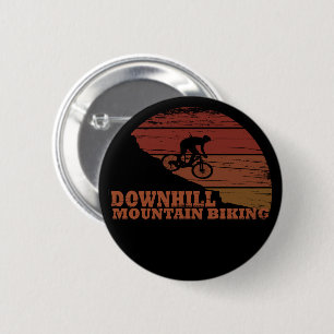 Mountainbike-Downhill Vintag Button