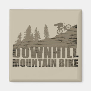 Mountainbike-Downhill Vintag Magnet