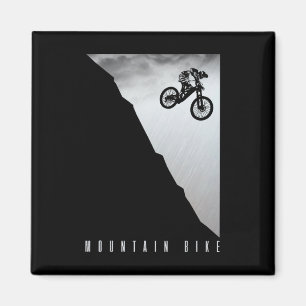 Mountainbike Downhill Vintage Mtb Downhill Fahrrad Magnet