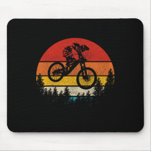 Mountainbike Downhill Vintage Mtb Mountainbiker Mousepad