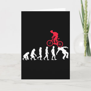 Mountainbike-Evolution Mtb-Crash Biker Radfahrer Karte