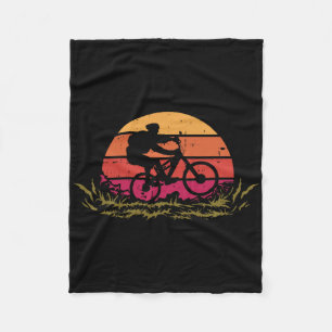 Mountainbike Fahrrad Retro Mtb Radfahren Radsport Fleecedecke