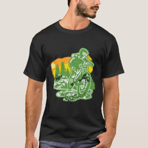 Mountainbike-Gelände Mtb-Radsport Fahrradliebhaber T-Shirt