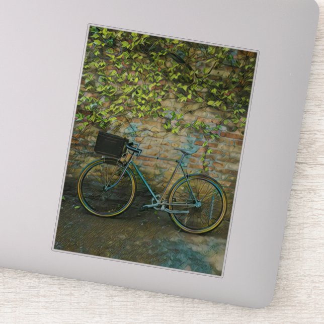 Mountainbike-Geschenk Aufkleber (Detail)