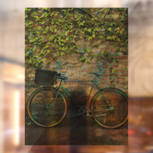 Mountainbike-Geschenk Fensteraufkleber