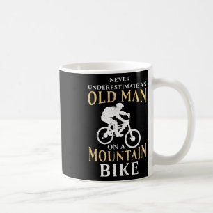 Mountainbike-Geschenk für alten Mann Biker Kaffeetasse