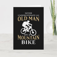 Mountainbike-Geschenk für alten Mountainbiker