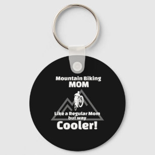 Mountainbike-Geschenk für Radfahrer-Mama Schlüsselanhänger