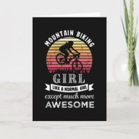 Mountainbike Girl Funny MTB Geschenk