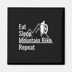 Mountainbike-Grafik Mountainbike-Enthusiast Magnet