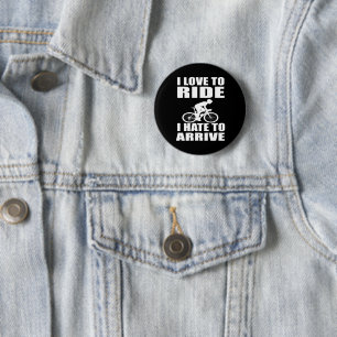 Mountainbike Humor - Fahrrad Zitat - Lustiges Radf Button