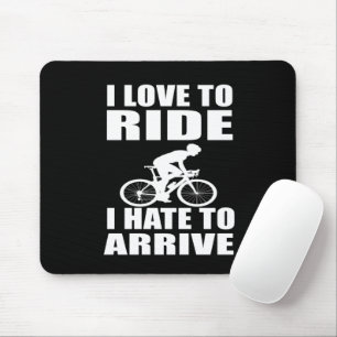 Mountainbike Humor - Fahrrad Zitat - Lustiges Radf Mousepad
