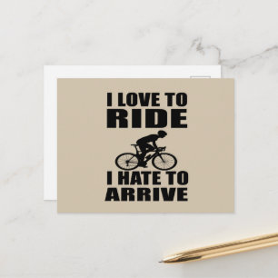 Mountainbike Humor - Fahrrad Zitat - Lustiges Radf Postkarte