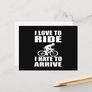 Mountainbike Humor - Fahrrad Zitat - Lustiges Radf Postkarte