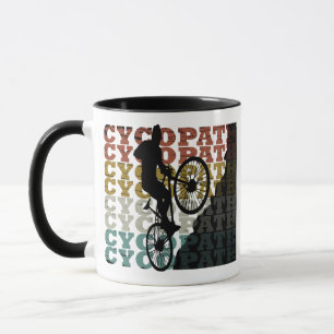 Mountainbike-Humor - Lustiges Radfahren - Cycopath Tasse