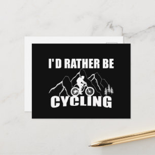 Mountainbike Humor - Lustiges Radfahren Postkarte