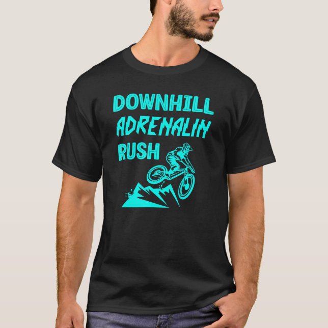Mountainbike Im Fünfspänner über den Gotthard T-Shirt (Vorderseite)