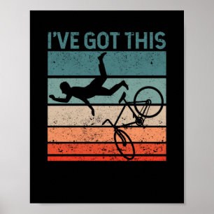 Mountainbike-Liebhaber Lustiger MTB-Downhill-Biker Poster