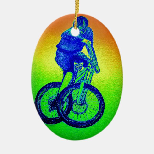 Mountainbike Llandegla mtb bmx Keramikornament (Vorne)