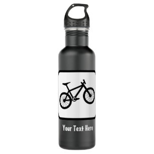 Mountainbike-Logo — individuell anpassbar Edelstahlflasche
